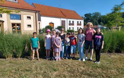 Venkovní jazyková aktivita pro nové žáky z Ukrajiny